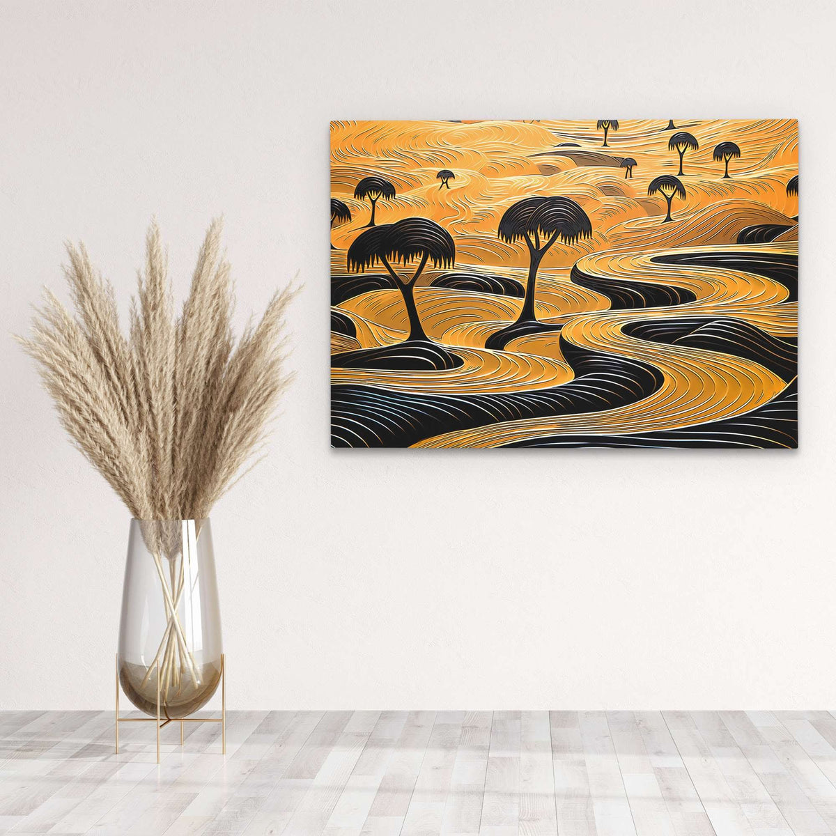 Weaving Hills - Luxury Wall Art