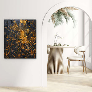 Web of Gold - Luxury Wall Art