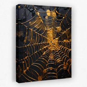 Web of Gold - Luxury Wall Art
