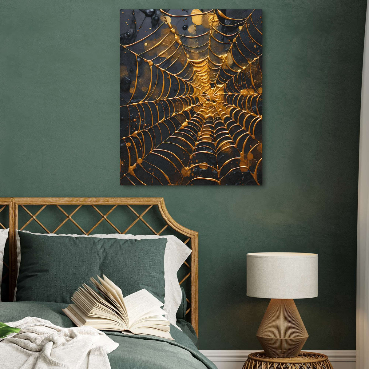 Web of Gold - Luxury Wall Art