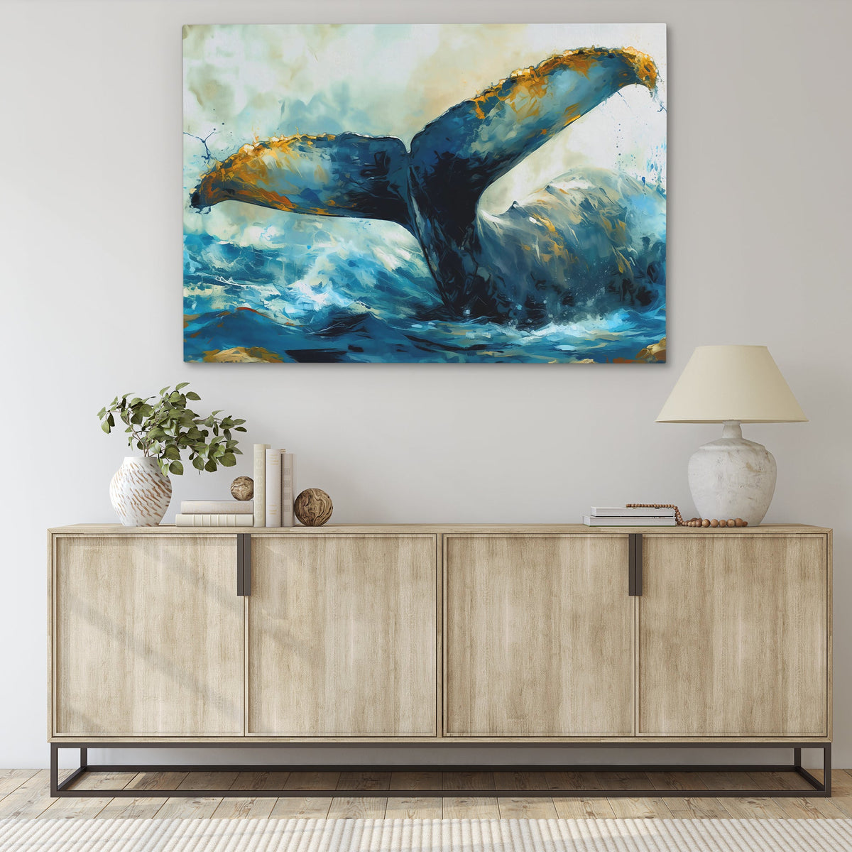 Whale Tail - Luxury Wall Art