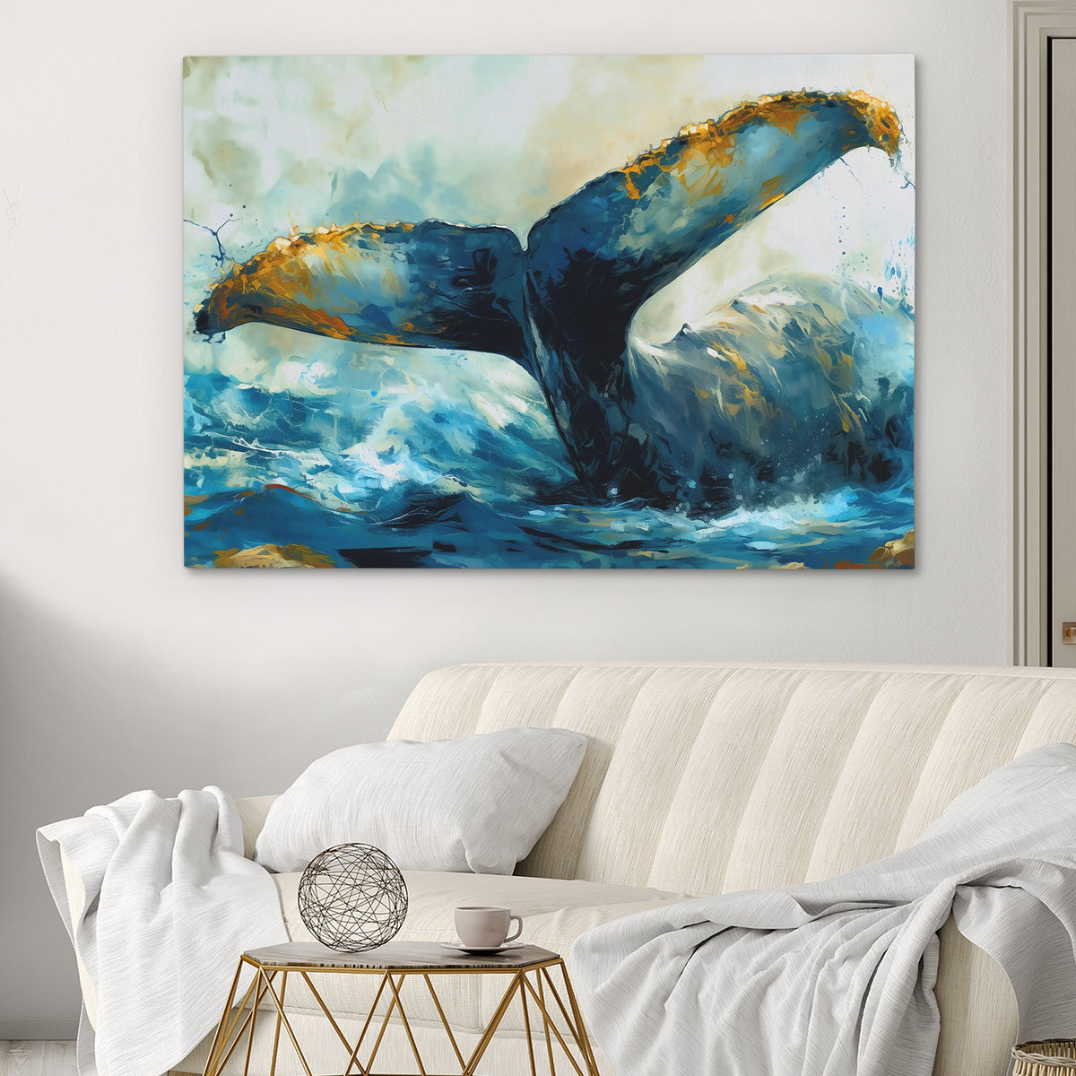 Whale Tail - Luxury Wall Art
