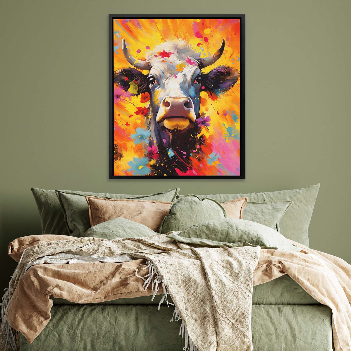 Whimsical Bovine - Luxury Wall Art