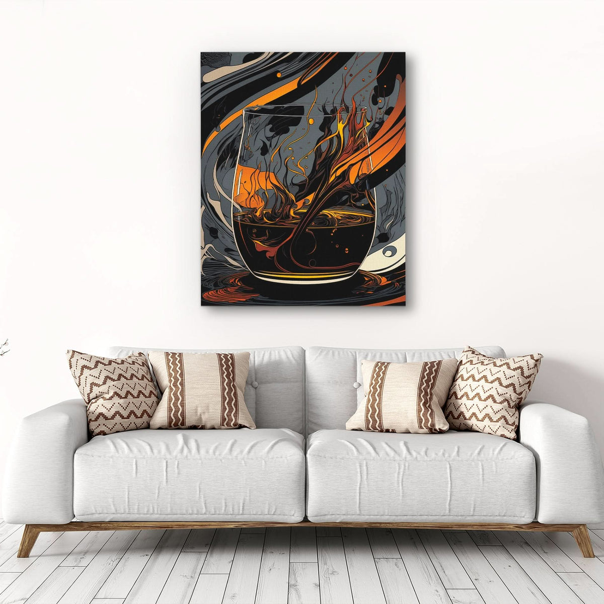 Whiskey Chaos - Luxury Wall Art