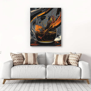 Whiskey Chaos - Luxury Wall Art
