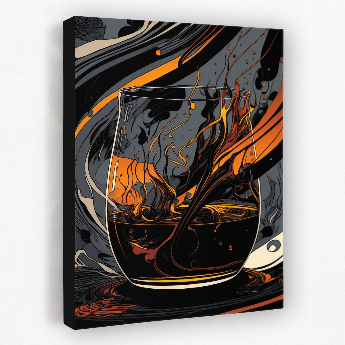 Whiskey Chaos - Luxury Wall Art