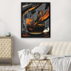 Whiskey Chaos - Luxury Wall Art