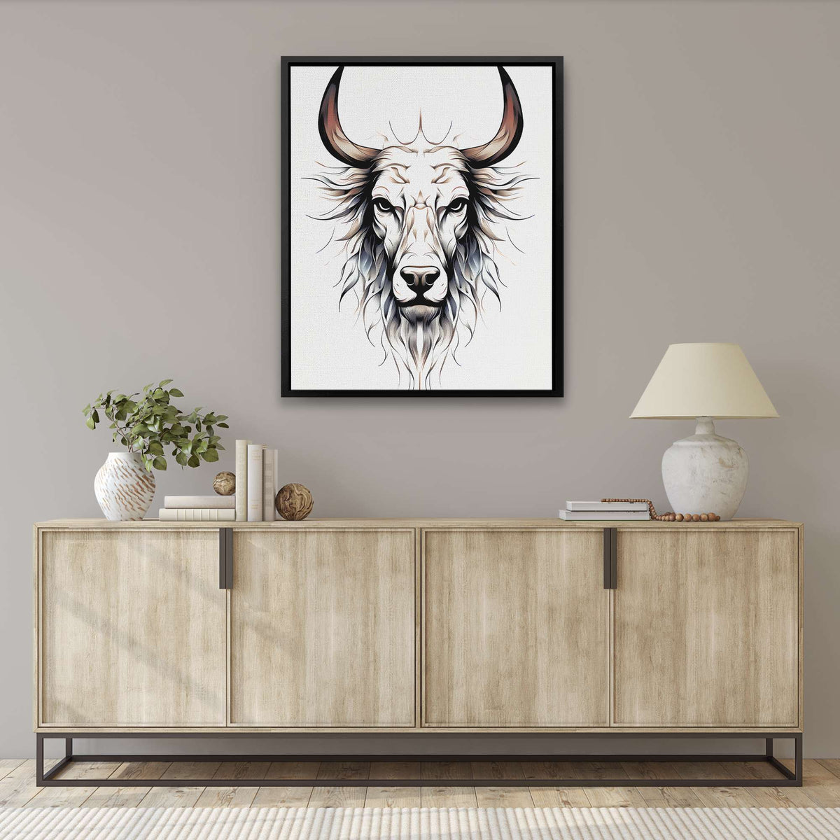 White Bull - Luxury Wall Art