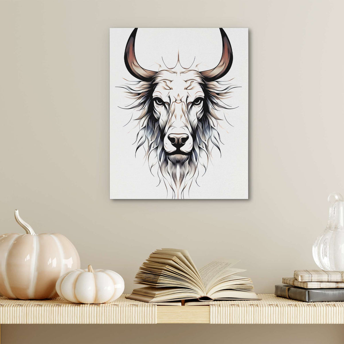 White Bull - Luxury Wall Art