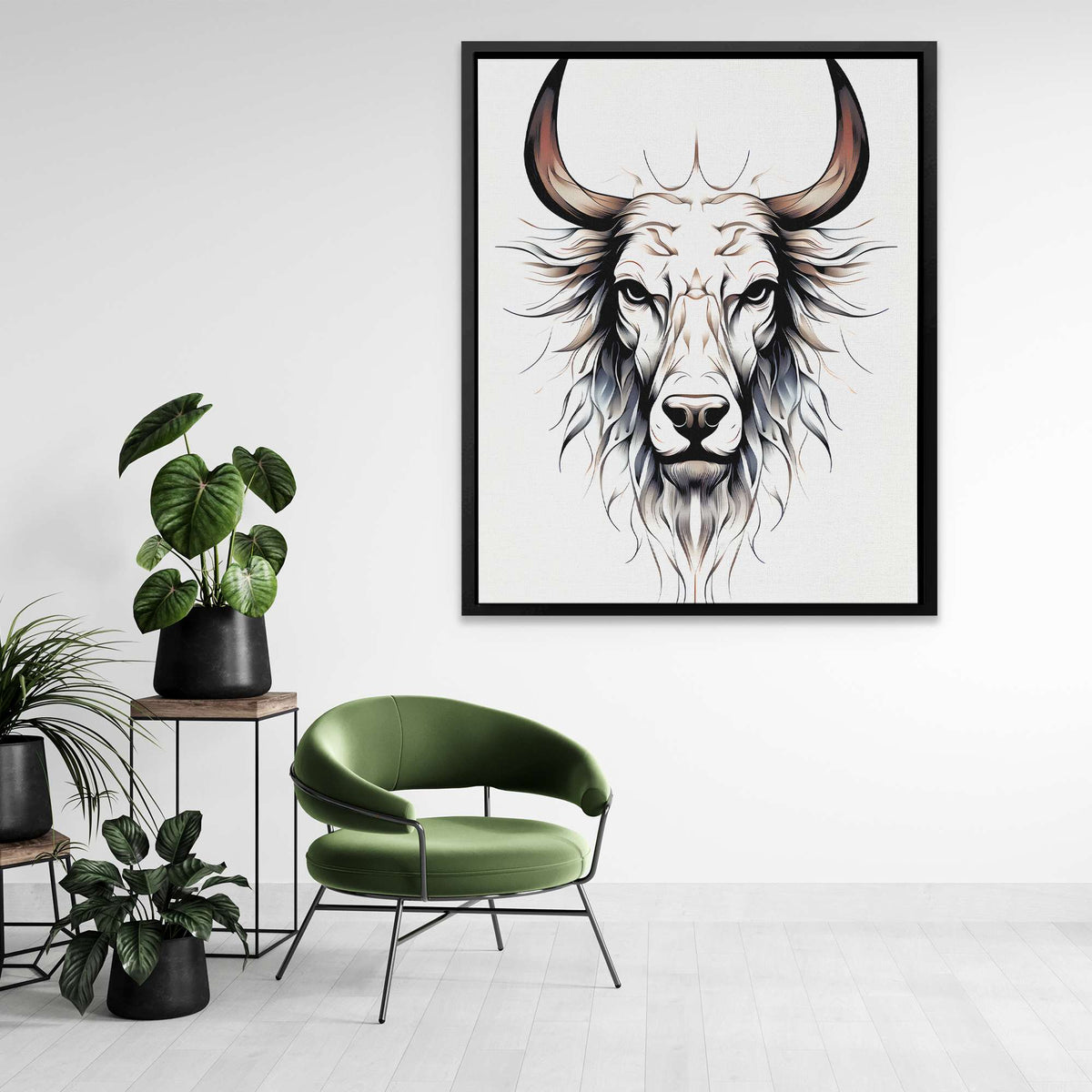 White Bull - Luxury Wall Art