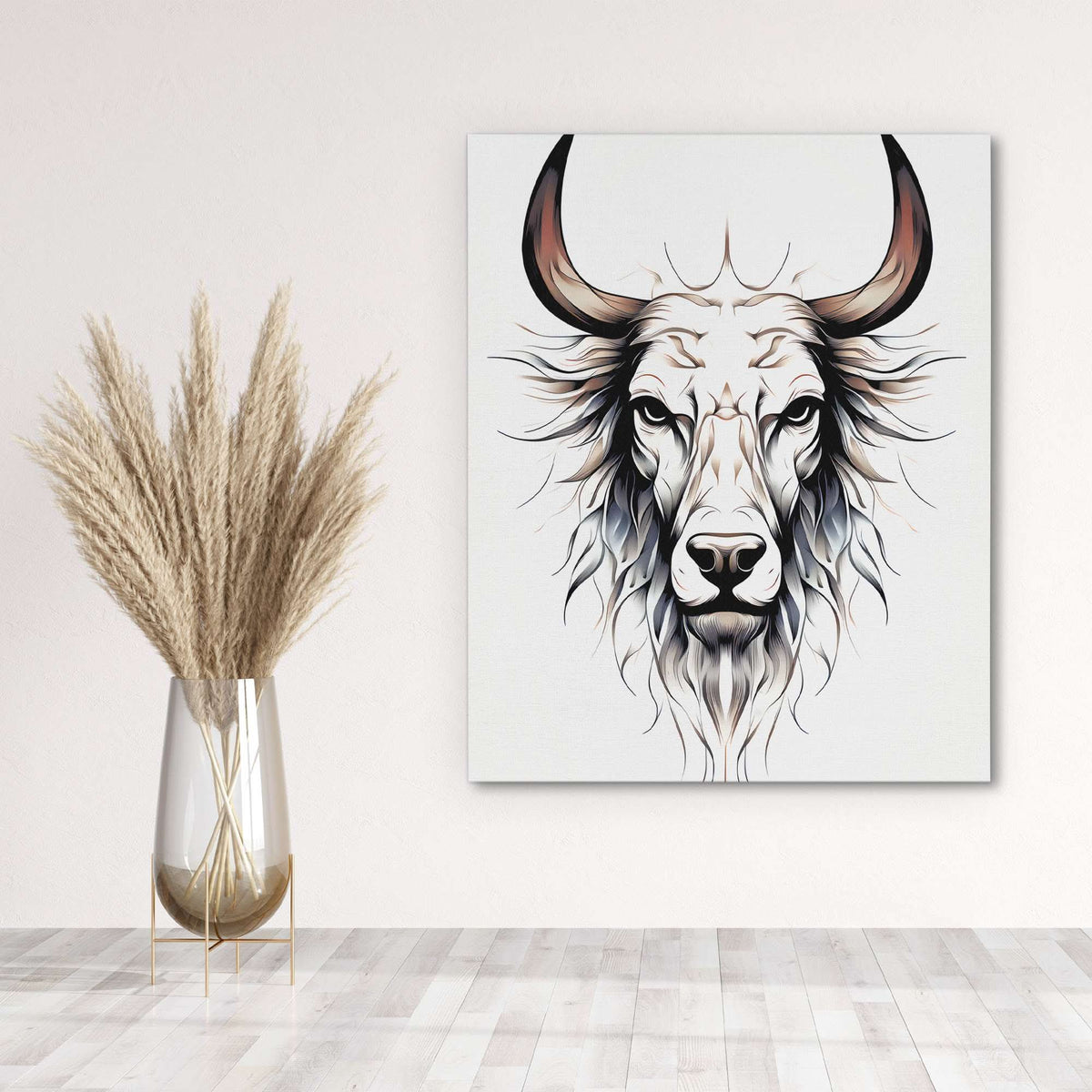 White Bull - Luxury Wall Art