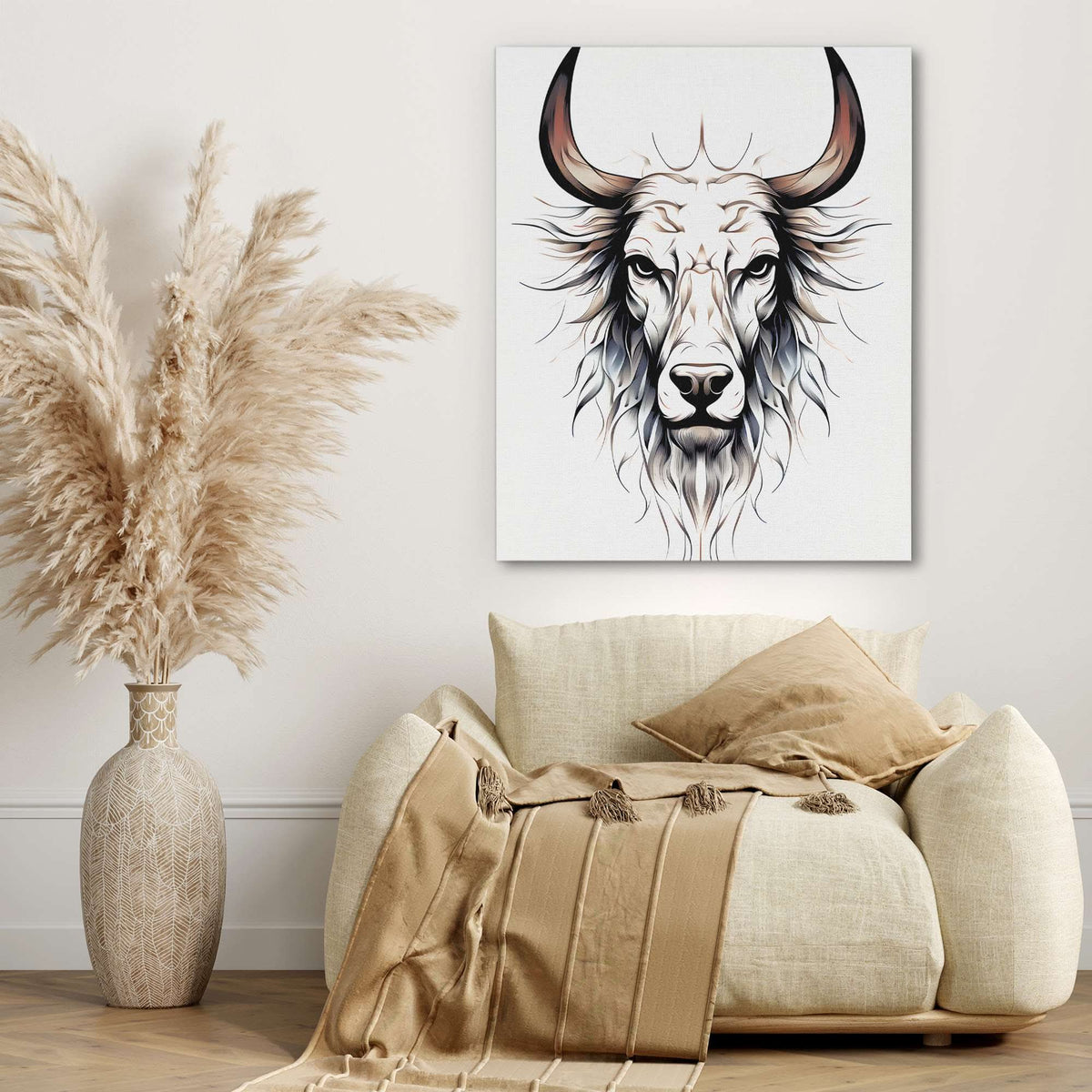 White Bull - Luxury Wall Art