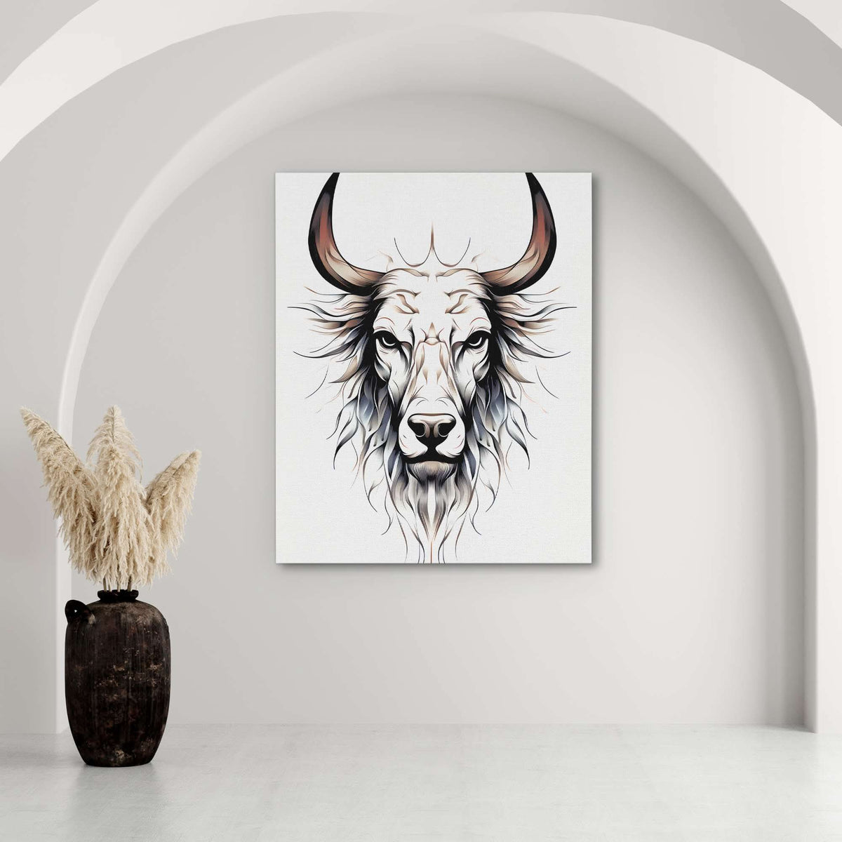 White Bull - Luxury Wall Art