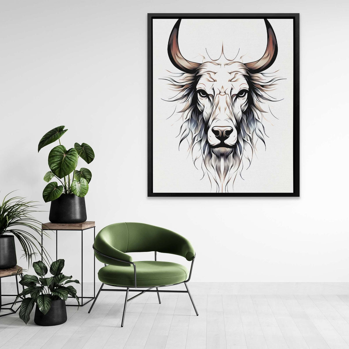 White Bull - Luxury Wall Art