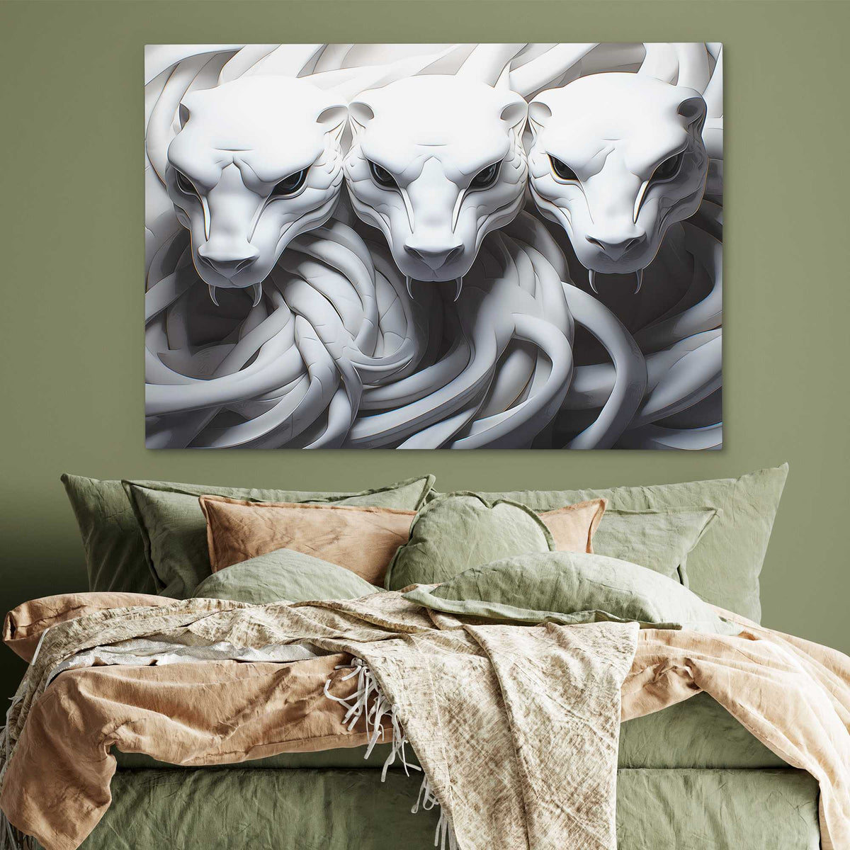 White Cobras - Luxury Wall Art