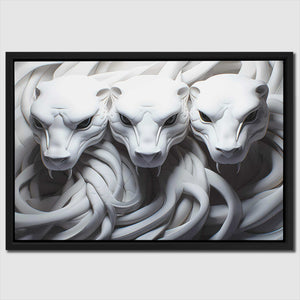White Cobras - Luxury Wall Art