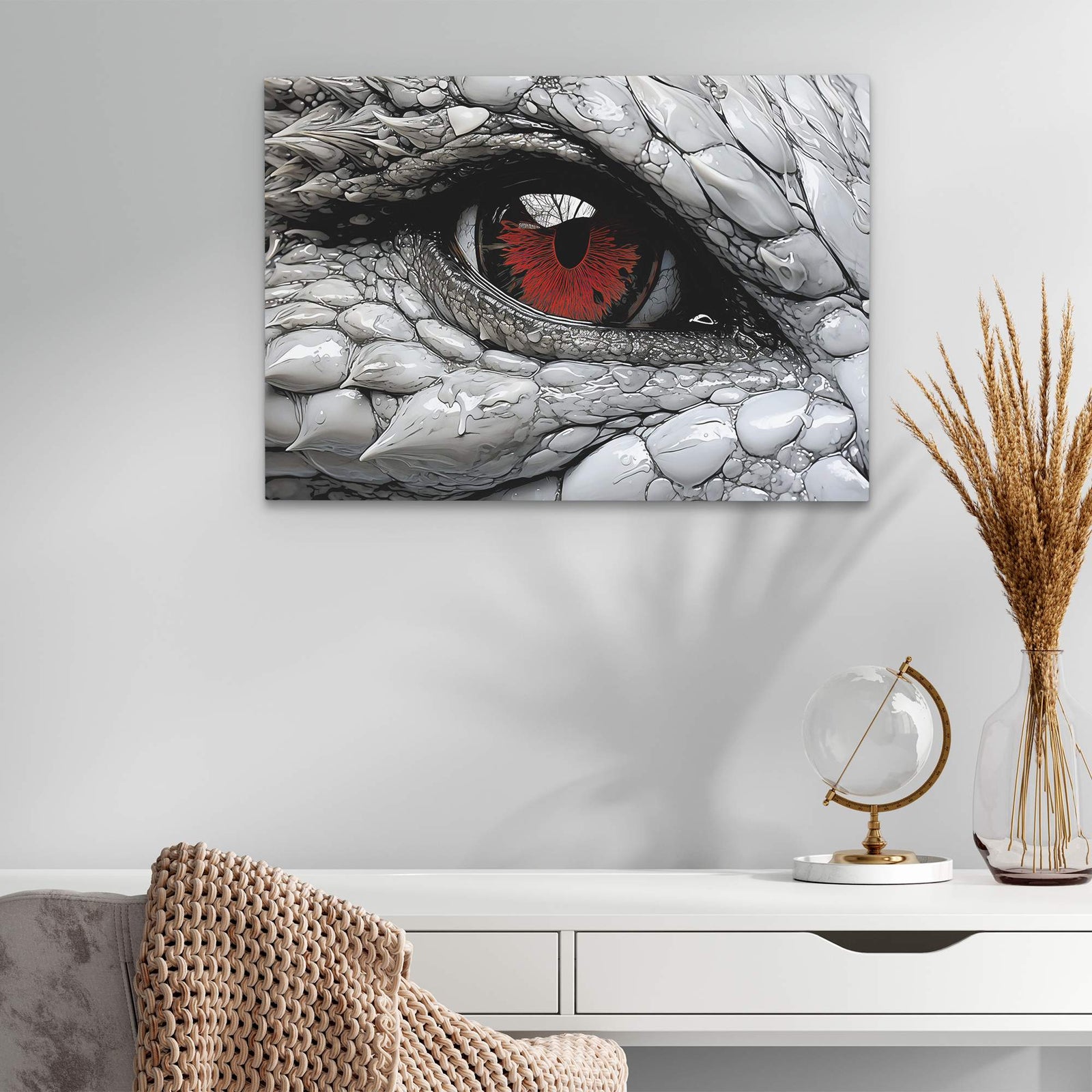 White Dragon - Luxury Wall Art