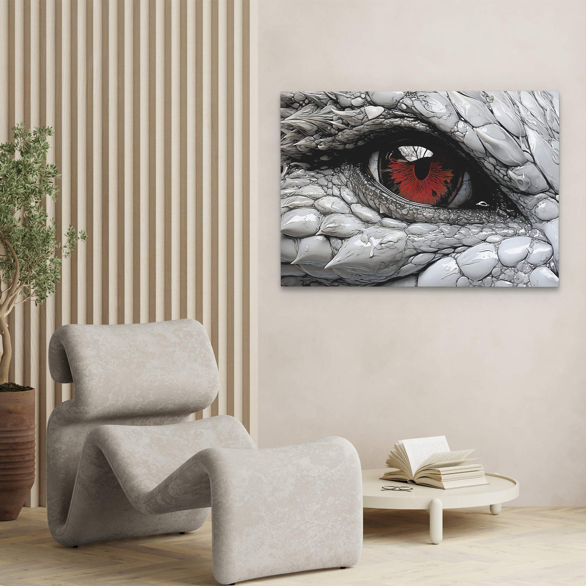 White Dragon - Luxury Wall Art