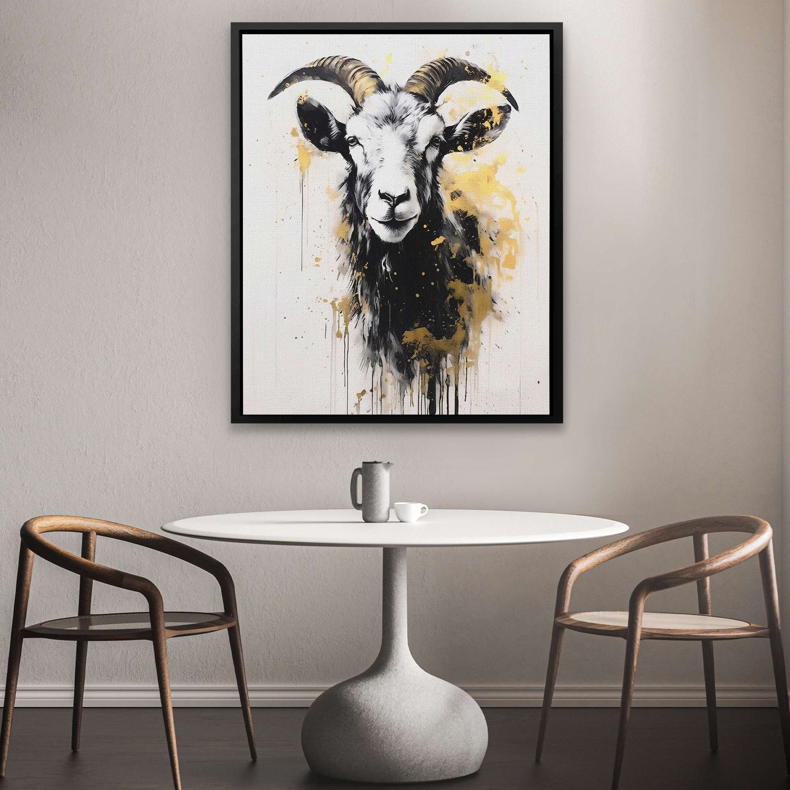 White Goat - Luxury Wall Art