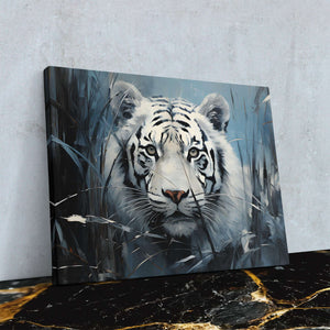 White Tiger Prowl - Luxury Wall Art