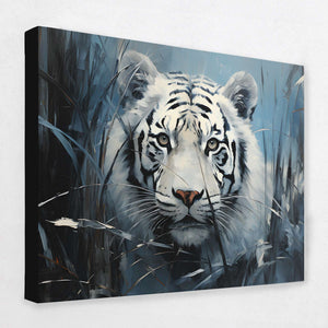 White Tiger Prowl - Luxury Wall Art