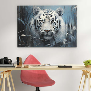 White Tiger Prowl - Luxury Wall Art