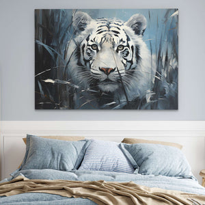 White Tiger Prowl - Luxury Wall Art