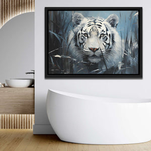 White Tiger Prowl - Luxury Wall Art