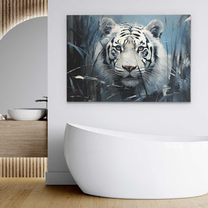 White Tiger Prowl - Luxury Wall Art