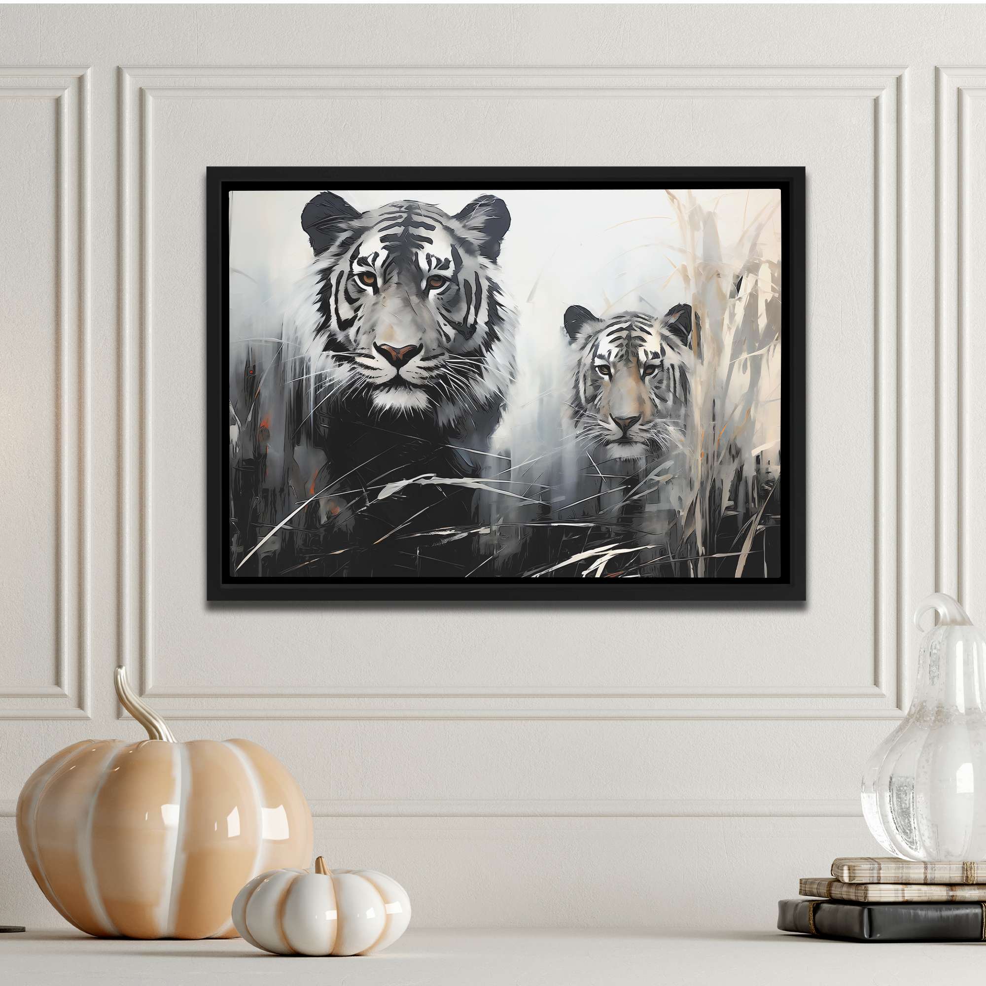 White Tigers - Luxury Wall Art