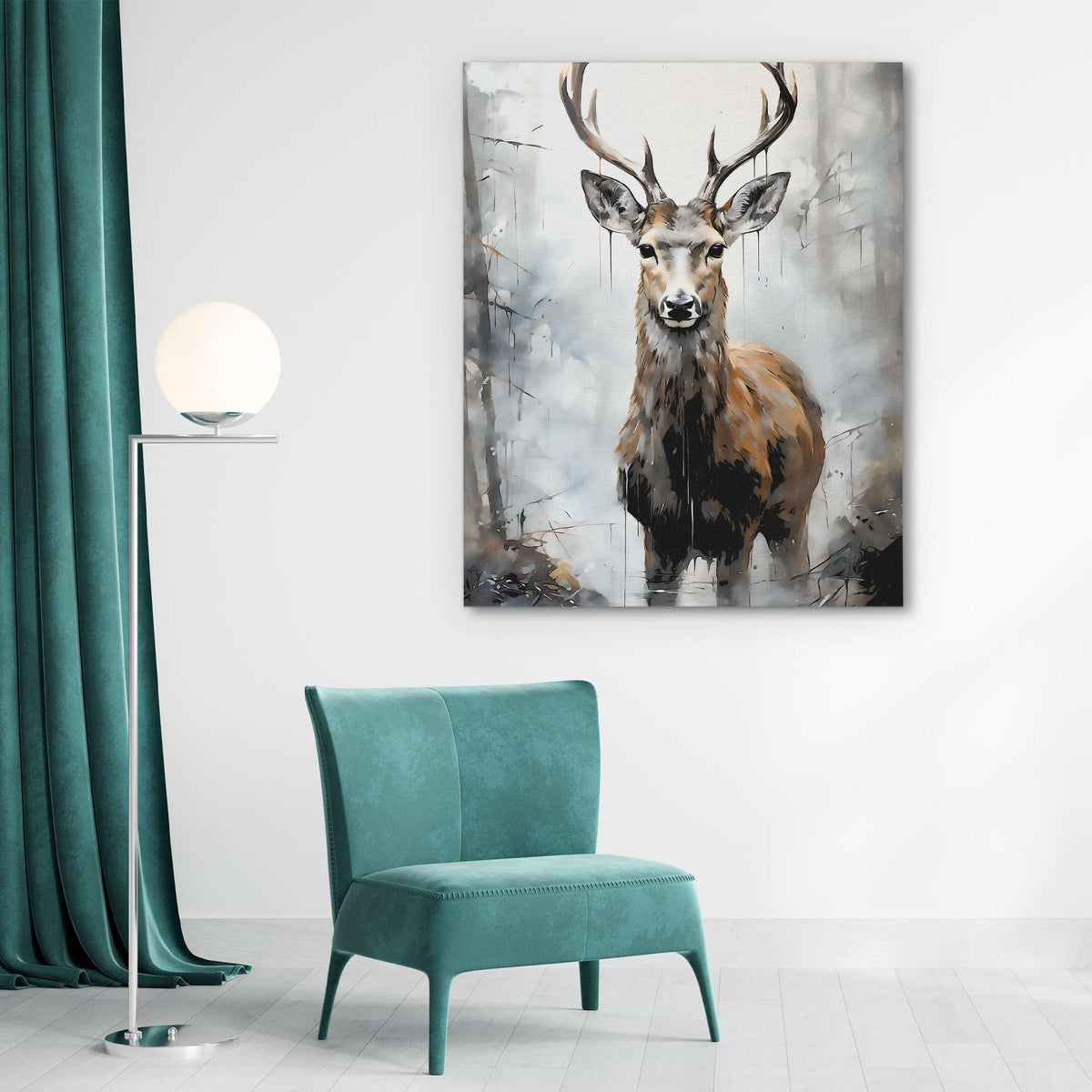 Wild buck - Luxury Wall Art