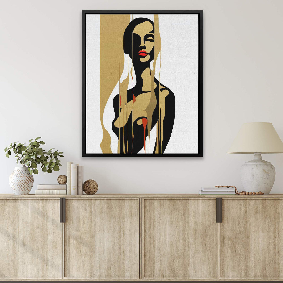 Woman's Gold Form - Luxury Wall Art