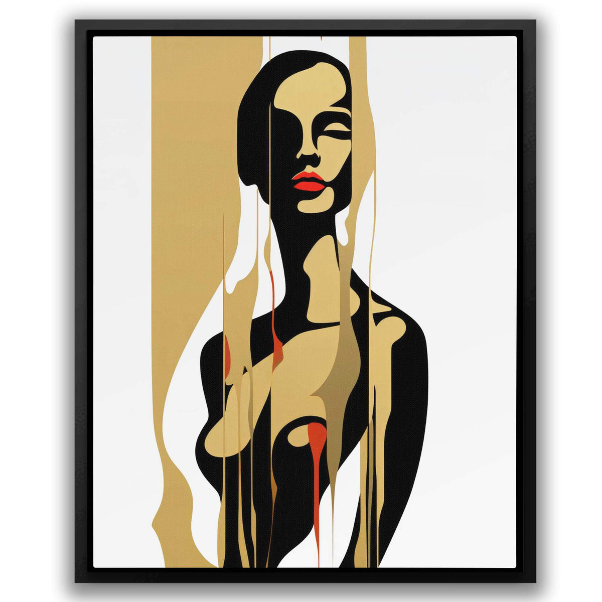 Woman's Gold Form - Luxury Wall Art