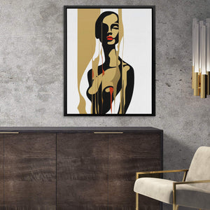Woman's Gold Form - Luxury Wall Art
