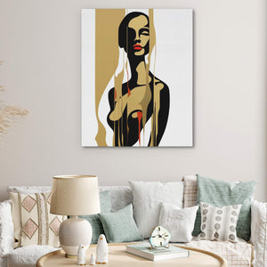 Woman's Gold Form - Luxury Wall Art