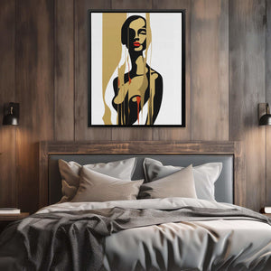 Woman's Gold Form - Luxury Wall Art