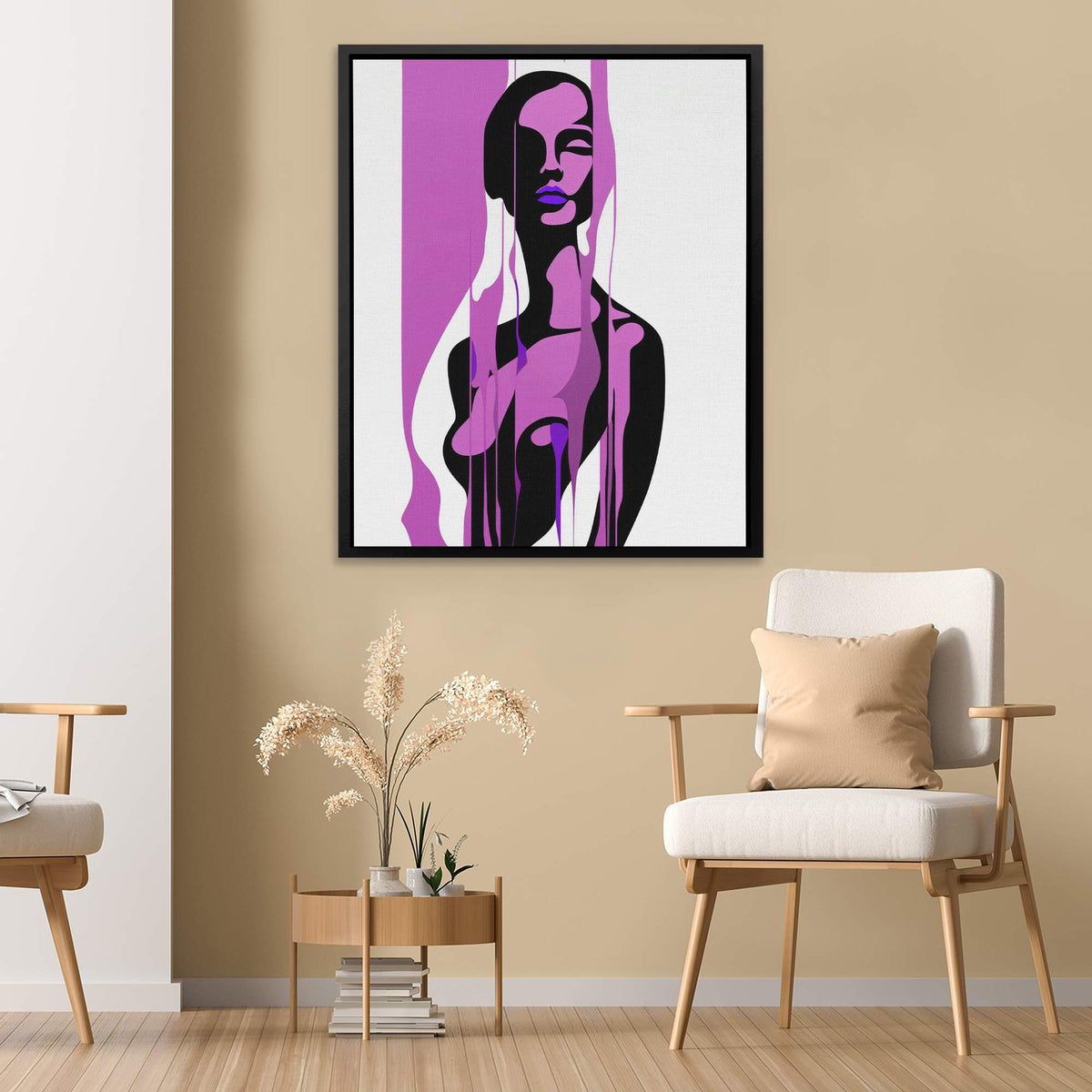 Woman's Pink Form - Luxury Wall Art