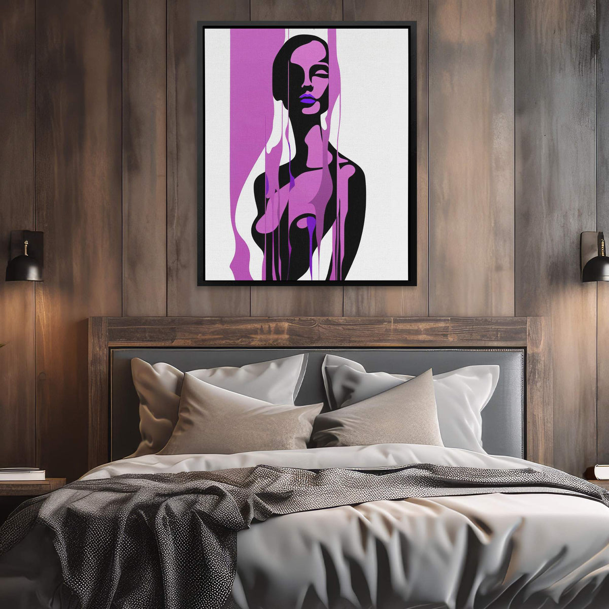 Woman's Pink Form - Luxury Wall Art