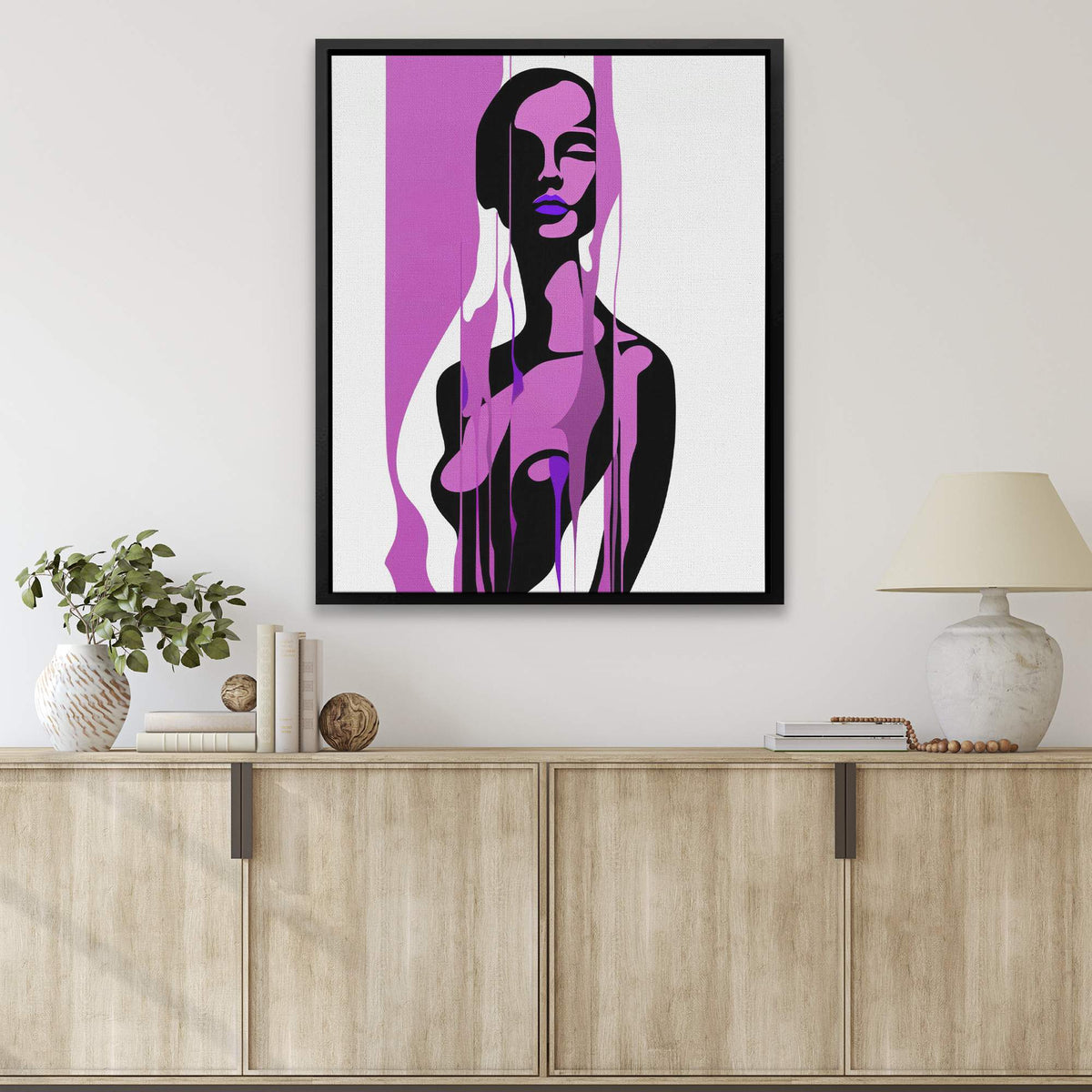 Woman's Pink Form - Luxury Wall Art