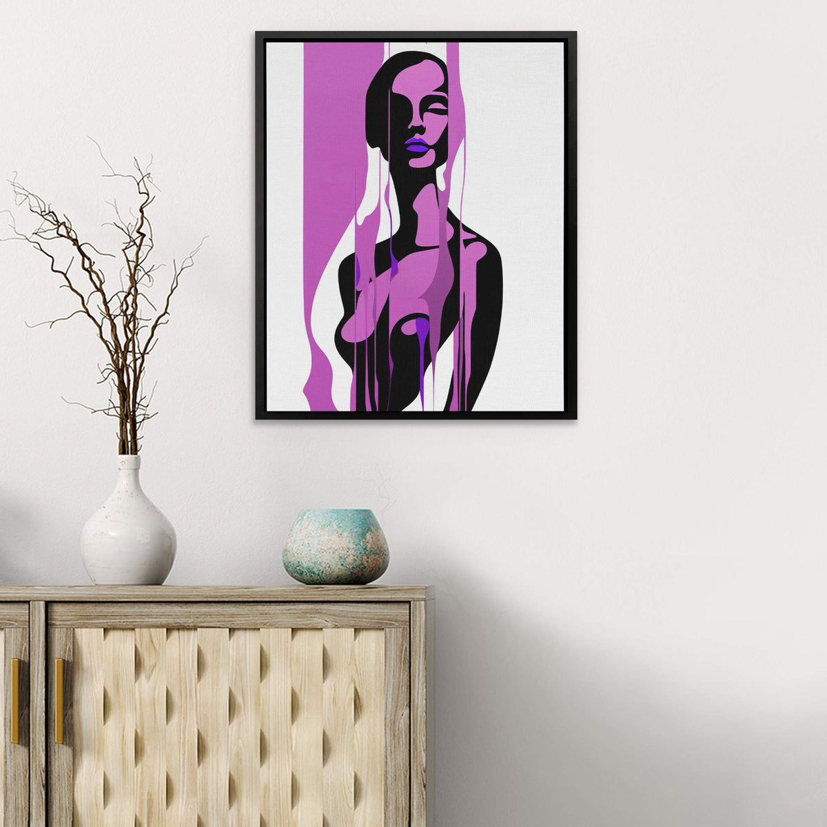 Woman's Pink Form - Luxury Wall Art
