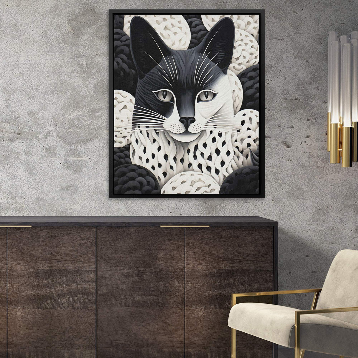 Woven Fox - Luxury Wall Art