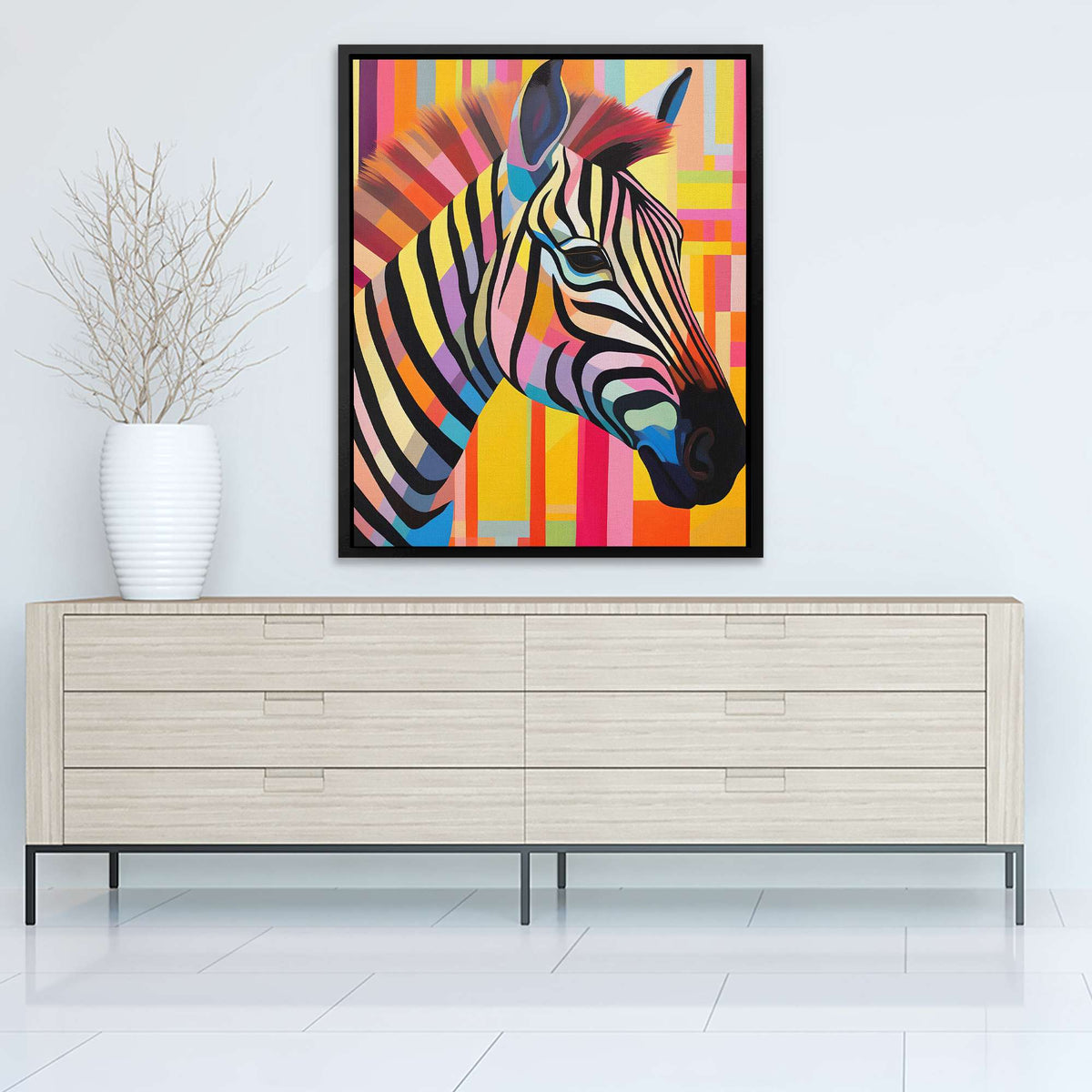 Zebra&#39;s Dance - Luxury Wall Art