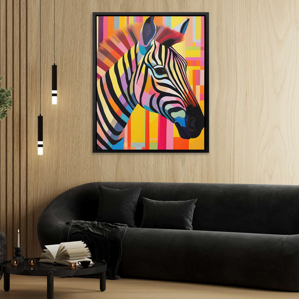 Zebra&#39;s Dance - Luxury Wall Art