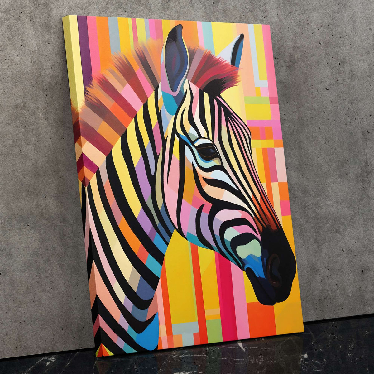 Zebra's Dance - Luxury Wall Art