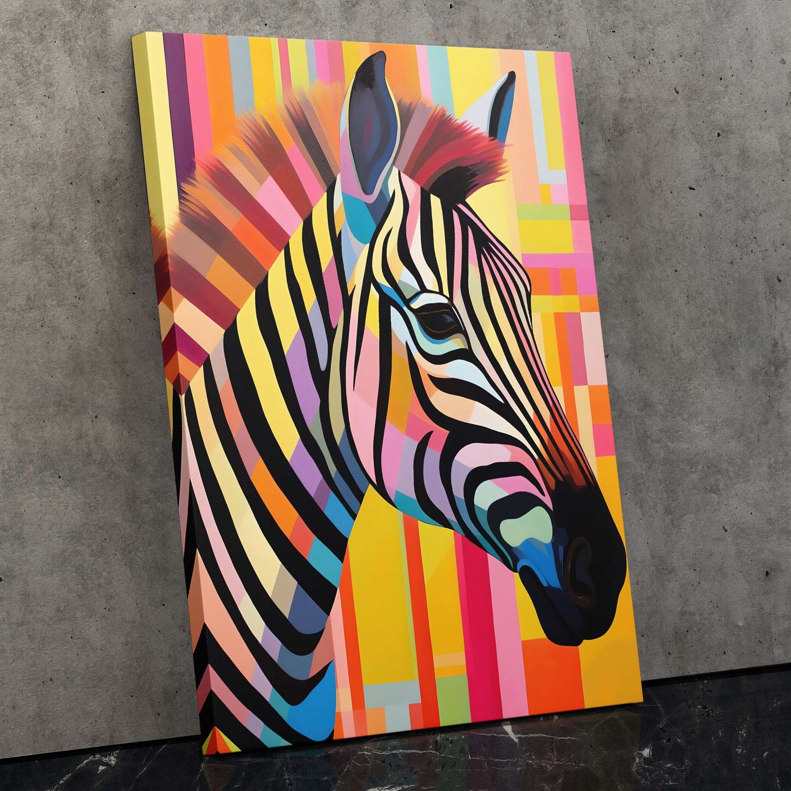 Zebra's Dance - Luxury Wall Art