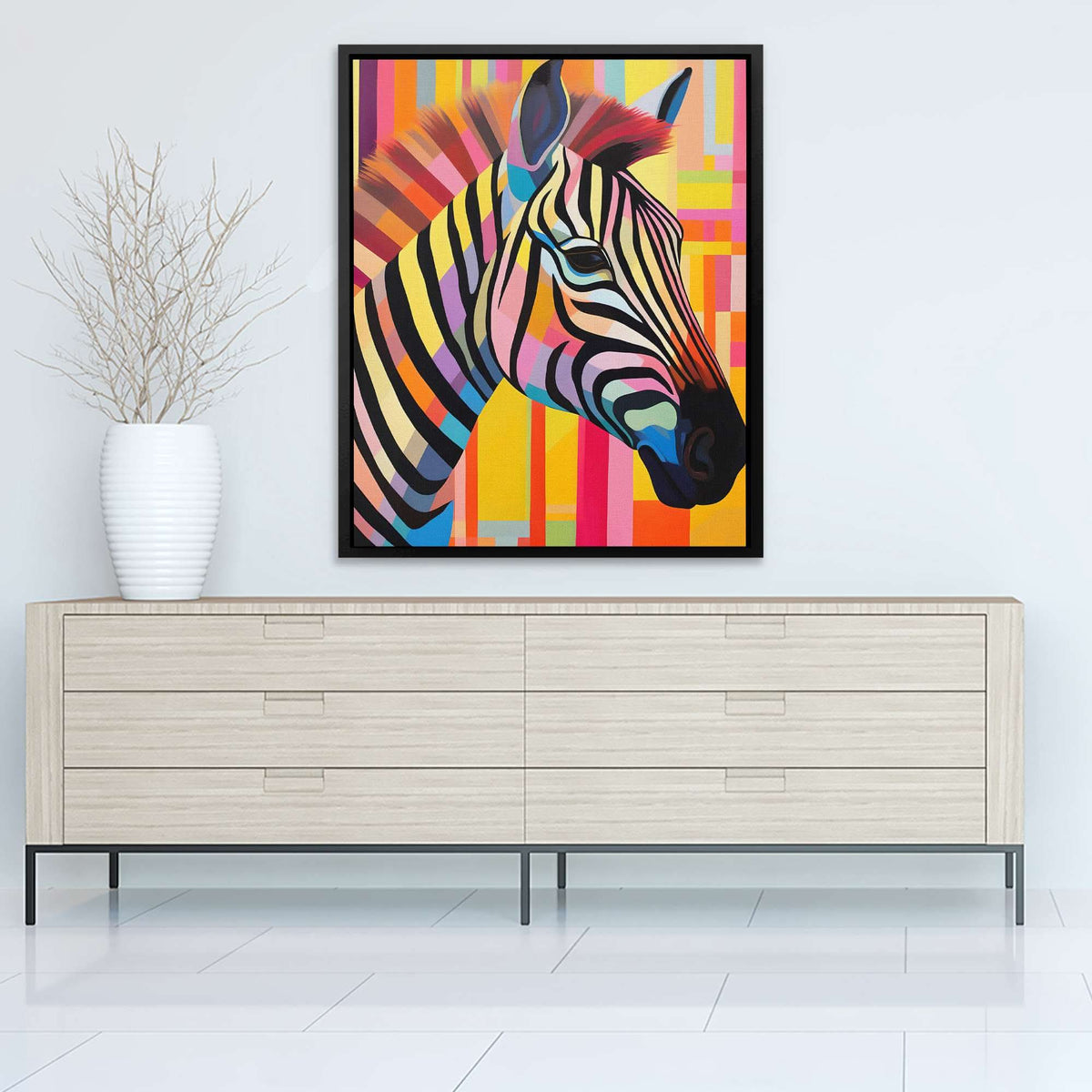 Zebra's Dance - Luxury Wall Art