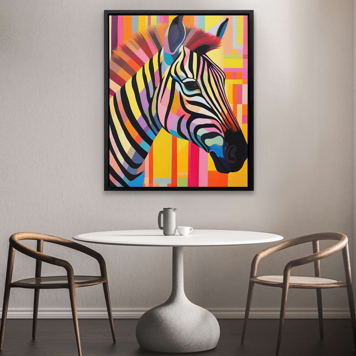 Zebra's Dance - Luxury Wall Art