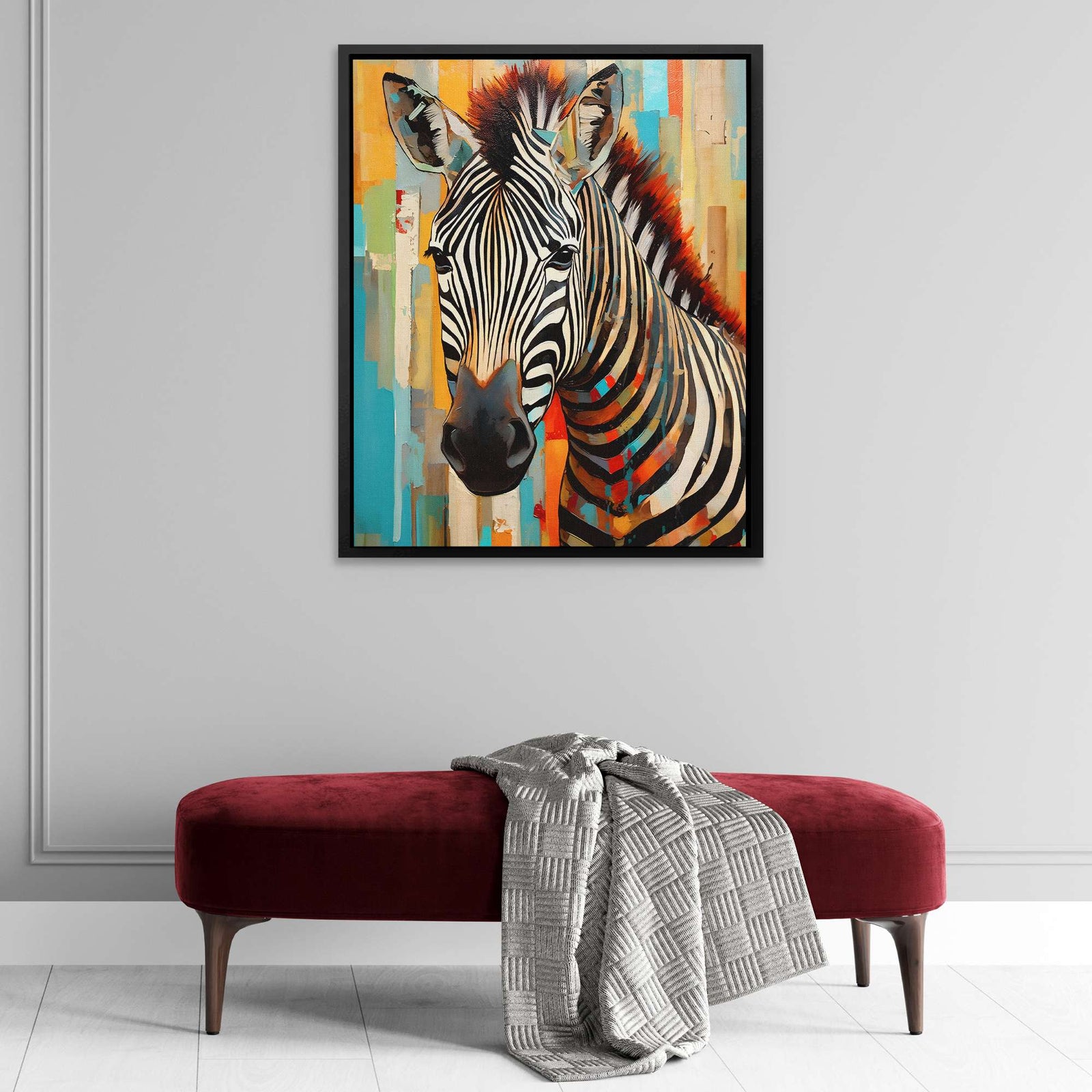Zebra's Illusion - Luxury Wall Art
