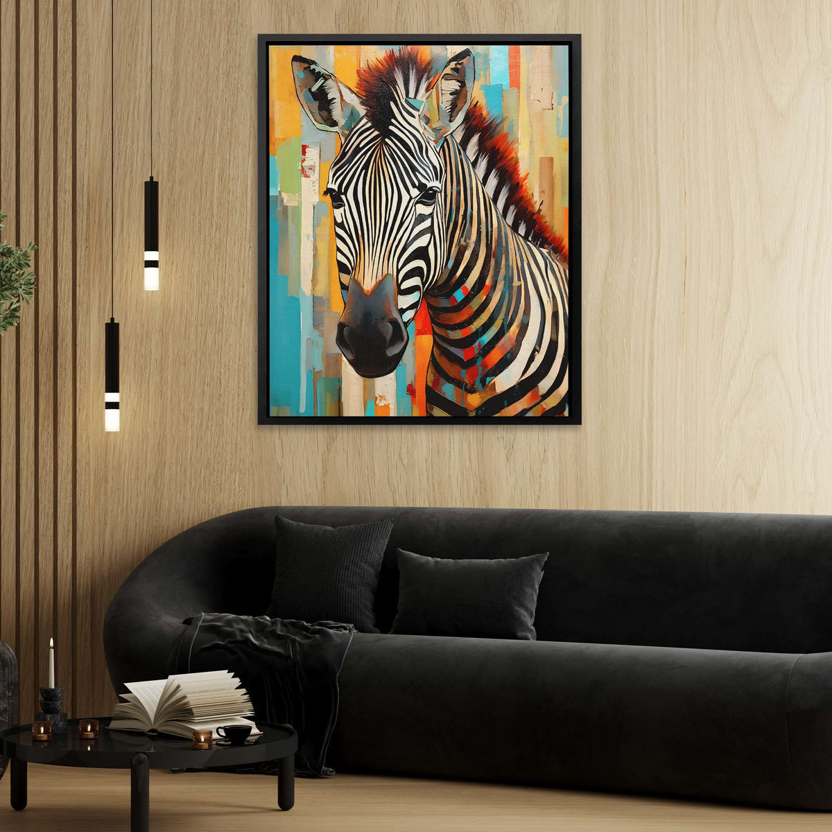 Zebra&#39;s Illusion - Luxury Wall Art