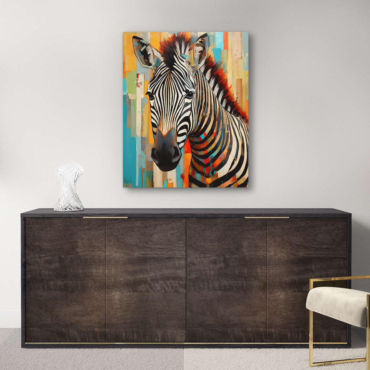 Zebra&#39;s Illusion - Luxury Wall Art